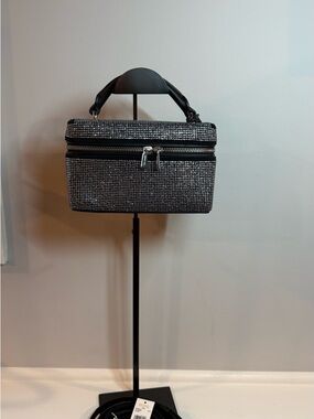 NWT Michael Kors Jana Top Handle Crossbody Bag silver